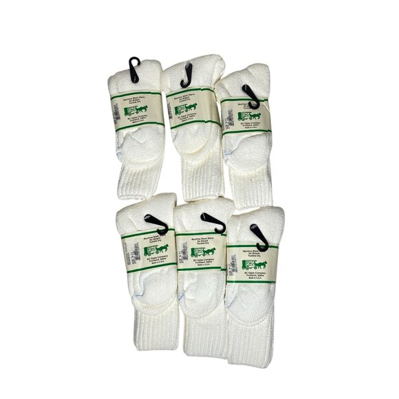 Mule Tuff Competitor Comfort Work Sport Socks Mens Size 9-11 6 Pairs Made In USA - Picture 5 of 5